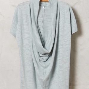 ANTHROPOLOGIE Knitted & Knotted Cowled Top